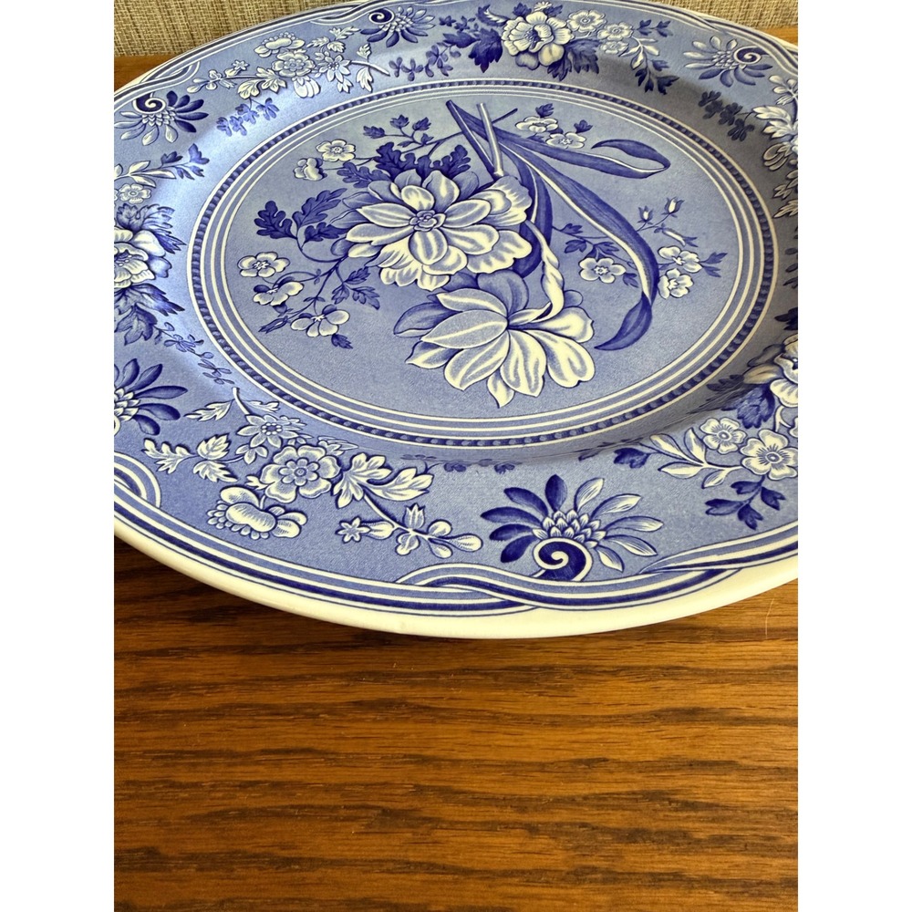 Spode Blue Room Botanical 12.5" Charger Plate Georgian Series England - Picture 5 of 10